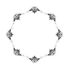  frames in vintage style with elements of ornament, art, pattern, background, texture, Vector illustration eps 10, Art.	