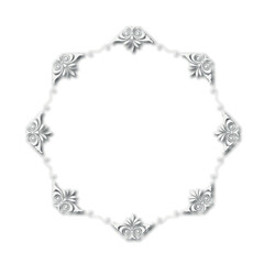  frames in vintage style with elements of ornament, art, pattern, background, texture, Vector illustration eps 10, Art.	