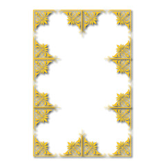  frames in vintage style with elements of ornament, art, pattern, background, texture, Vector illustration eps 10, Art.	