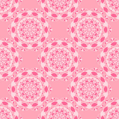 Seamless vector background. Ornamental decorative pattern. 