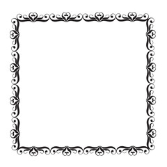  frames in vintage style with elements of ornament, art, pattern, background, texture, Vector illustration eps 10, Art.	
