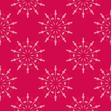 Seamless vector background. Ornamental decorative pattern. 