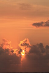 Naklejka premium Sunset