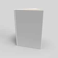 Book mockup isolated 3d illustration