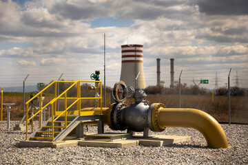 Interconnected natural gas pipeline network