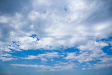 A beautiful sky clouds in nature in an atmosphere of clean air
