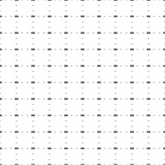 Square seamless background pattern from black bus symbols are different sizes and opacity. The pattern is evenly filled. Vector illustration on white background