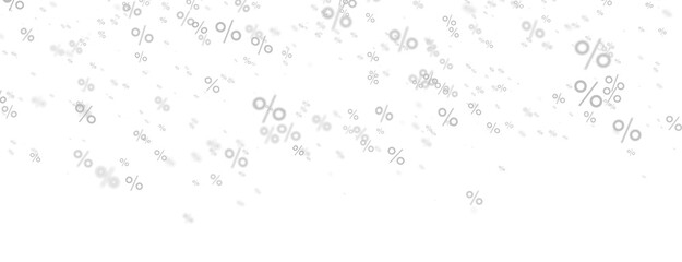 percent shopping digital in hand 3d.