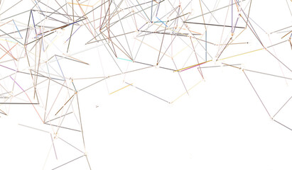 Abstract network of physical devices on the Internet using a network connection