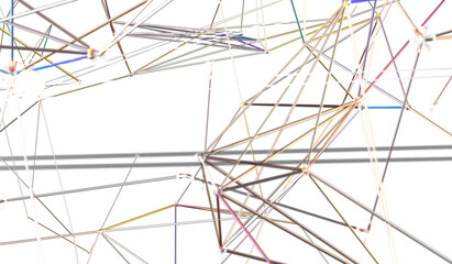 network structure - abstract design connection