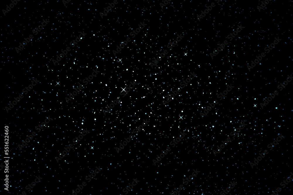 Sticker design of universe backgrond