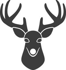 Reindeer head symbol