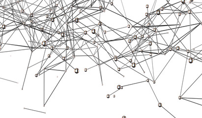 abstract futuristic network on background illustration