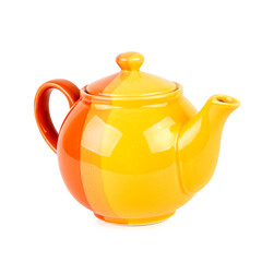 Teapot isolated on white background.
