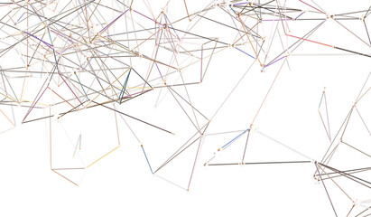 abstract futuristic network on background illustration © vegefox.com