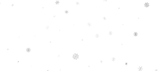 Christmas background design of snowflake and snow falling in the winter 3d illustration