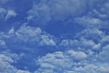 blue sky with clouds