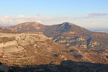 Fototapeta premium Mountains of the Southern French Alps 