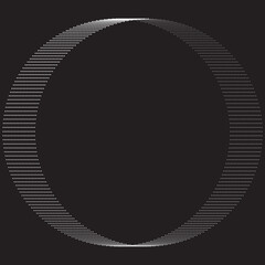 Abstract oval Lines Background with geometric circles . Vector rotating ellipse Line Design . Poster template . Concentric circles logo .Minimal art 