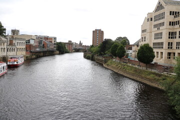 Obraz premium River Ouse in York, England Great Britain