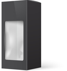 Product package box with window