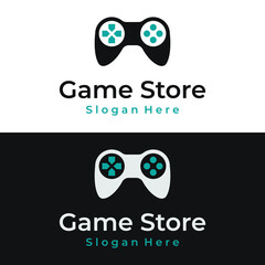 Game stick or gamepad creative design template logo,joystick.Logo for game shop .game company. video game. game online.