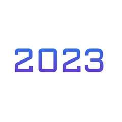 inscription on the background new year 2023