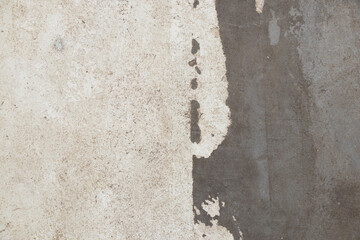 Gray concrete two tone concrete floor background outdoors , gray wall