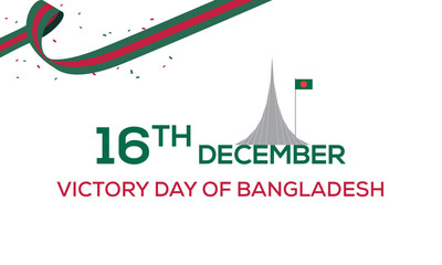16 December, Victory day of Bangladesh 16 December, Victory day is a national holiday in Bangladesh celebrated