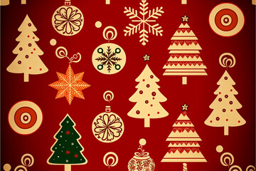 seamless christmas pattern