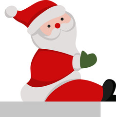santa claus sitting, mary christmas 2023