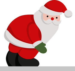 Printsanta claus is coming mary christmas 2023