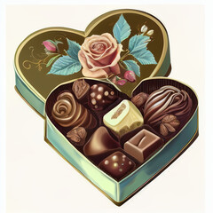 heart shaped chocolates