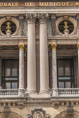 Opera National de Paris: Grand Opera (Garnier Palace) is famous neo-baroque building in Paris, France. 