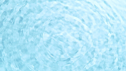 Texture of blue water surface in pool.