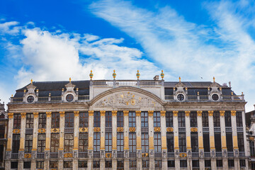 Fototapeta premium House of the Dukes of Brabant in the Grand Place in downtown Brussels, Belgium