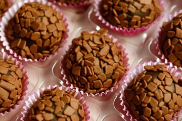 Brigadeiro brazilian chocolate sweets