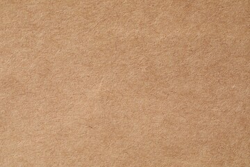 Fototapeta premium Texture of kraft paper sheet as background, closeup