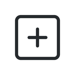 Add icon, plus icon,simple illustration