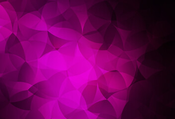 Fototapeta premium Dark Pink vector pattern with random forms.