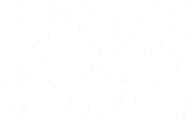 Falling pink raindrops on a transparent background. PNG