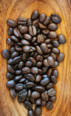 Roasted coffee beans