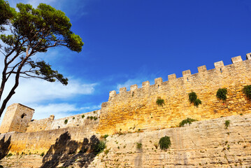 Fototapeta premium Lombardy Castle Enna Sicily Italy