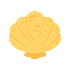 Shell kid vector illustration isolated on transparent png