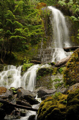 Mt. Rainier, Wa waterfall 