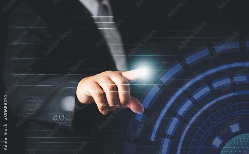 Poster digital transformation technology strategy, internet of things. transformation of ideas and the adop