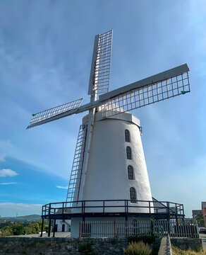 Blennerville Windmill. A 21.30 m high, stone, reefing stage, windmill.
Co. Kerry, Ireland