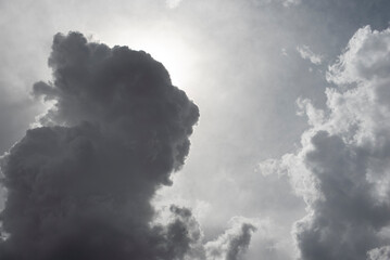 Dramatic monsoon season clouds in western Colorado