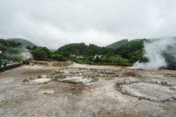Furnas caldeiras on sao miguel
