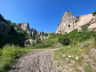 Fototapeta na wymiar Beautiful Landscape in the mountains of Armenia